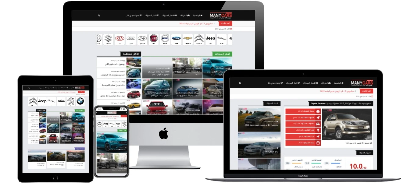 Many Car Website